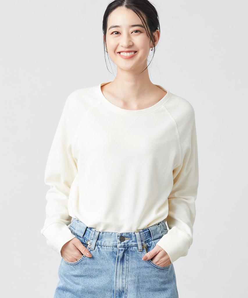 LL Bean Unshrunkable Mini Waffle Long Sleeve Crew US Fit Natural 1000002500 Women's Tee, Neck, Petite, XS, Tan,