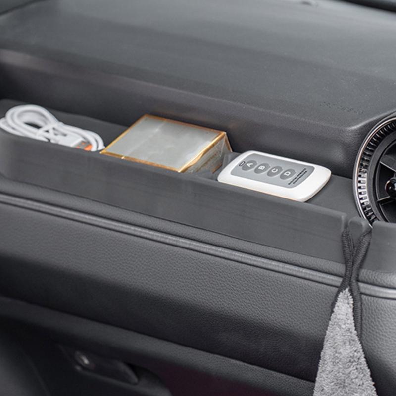 Vehicle Silicone dashboard Tray Organizers Soft Dashboard Storage Solution Noise Reduction Accessory Upgrades for Prado LC250