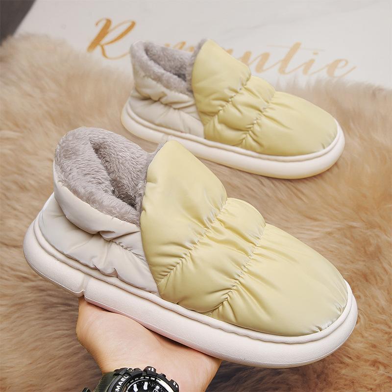 Home cotton shoes winter velvet thickened warm cotton shoes bread shoes parent-child cotton shoes