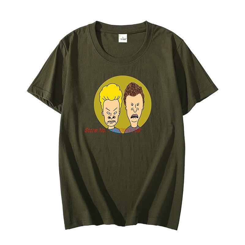 Beavis And Butthead T Shirt Gift Funny Retro Vintage Cool Cotton Short Sleeve Tshirts Oneck Tshirt Summer Unisexs Clothing