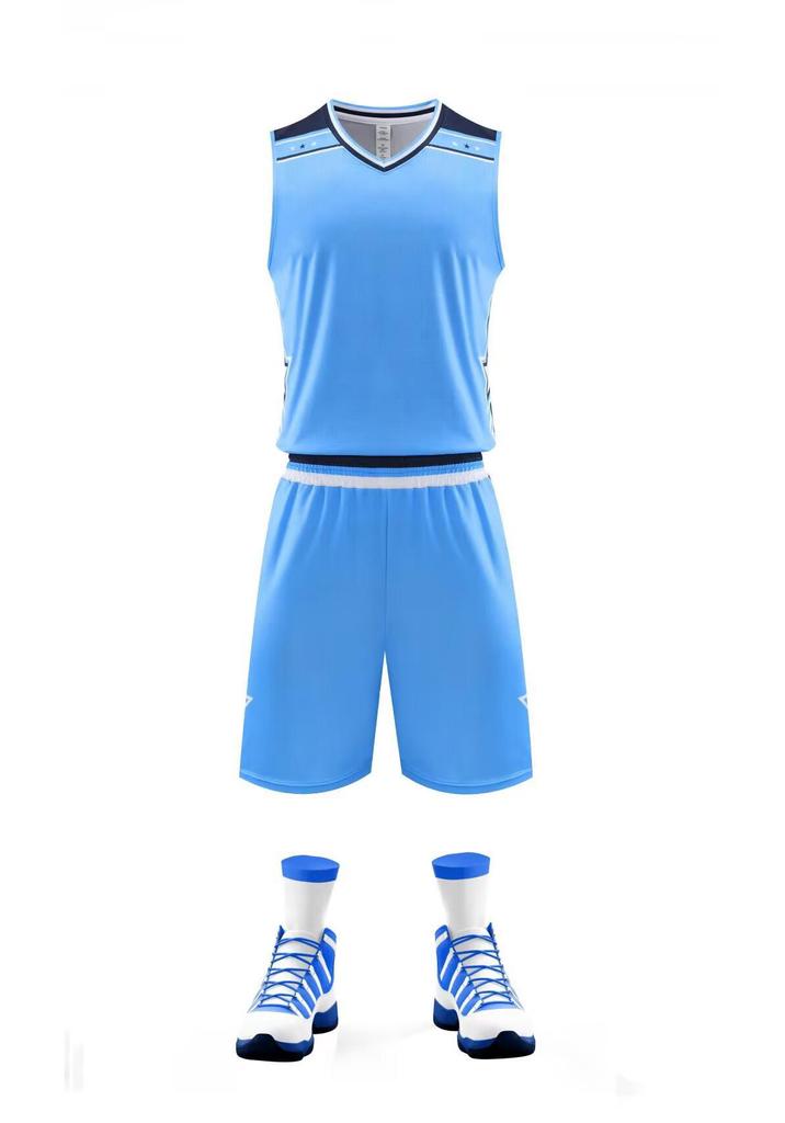 Cross-Border Basketball Training Uniform Set for Children and Adults