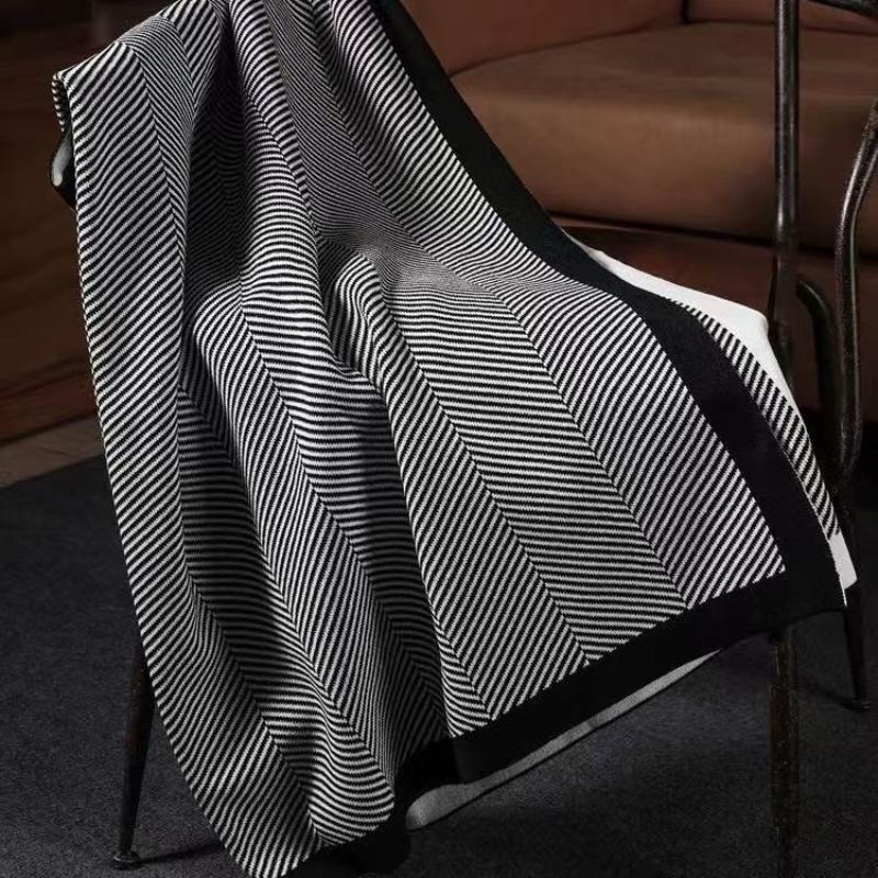 Nordic Ins Style Knitted Blanket Casual Sofa Cover Blanket Plane Office Nap Camping Leisure Soft Shawl Blanket Small Bed Cover