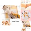 Adorabile Peluche Lungo di Gatto Morbido Cuscino Gattino Imbottito Perfetto Per il Comfort del Sonno dei Bambini