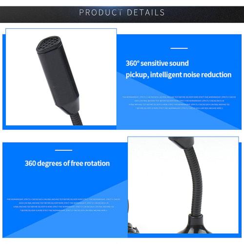 USB Microphone - Podcast and Streaming Microphone - Noise-Reducing Audio Supply for PC Laptops, Recording, and Gaming - Bodahl
