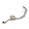 Slip On Stainless Steel Motorcycle Exhaust Middle Pipe And Front Link Pipe Full System For Yamaha YZF R25 R3 MT03 MT25