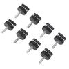 Quick Relse Thumb Screw Aluminium Alloy Red Hard Top Quick Removal Fastener Thumb Screws with Integrated D