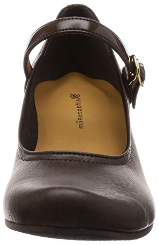 Mare Mare Daily Market Women's Strap Pumps, Classic Color, Dark Gray, Size 26cm, 2E