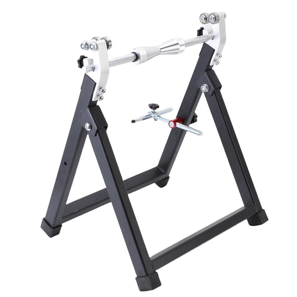 Motorcycle Wheel Balancer Truing Stand Foldable Portable Adjustable Centering Cones Rim Tire Balancer for Sport Dirt