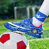 Frühlings- und Herbst-Kinder-Fußballschuhe mit Klettverschluss für abgebrochene Nägel, Jungen lange Nägel Training, mittlere Kinder, Mädchen kurze Nägel Wettkampfschuhe