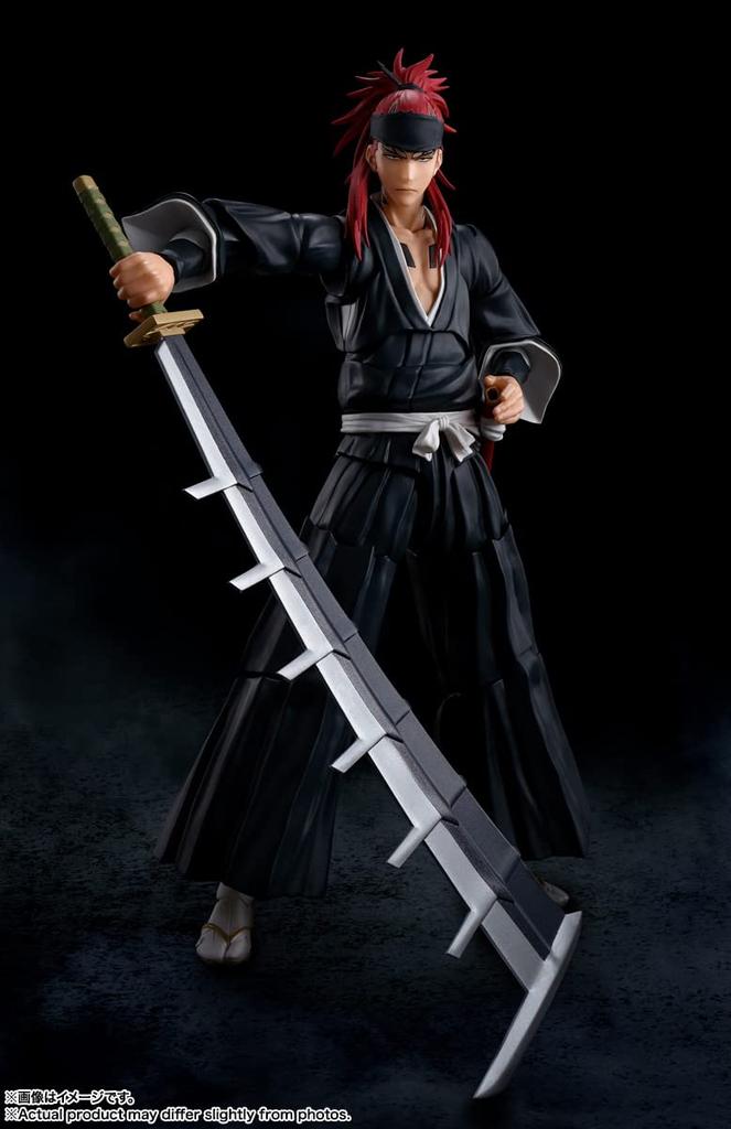 Tamashii Nations S.H. Figuarts Bleach Renji Abarai 155mm Movable Figure Thousand-Year Blood War Arc ABS PVC Painted
