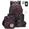 Li Shen Casual Oxford Student Backpack