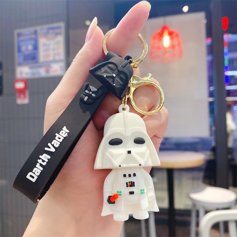 New Product Creativity Funny Samurai Keychain Car Pendant Schoolbag Pendant Stationery Store Doll Machine Small Gifts