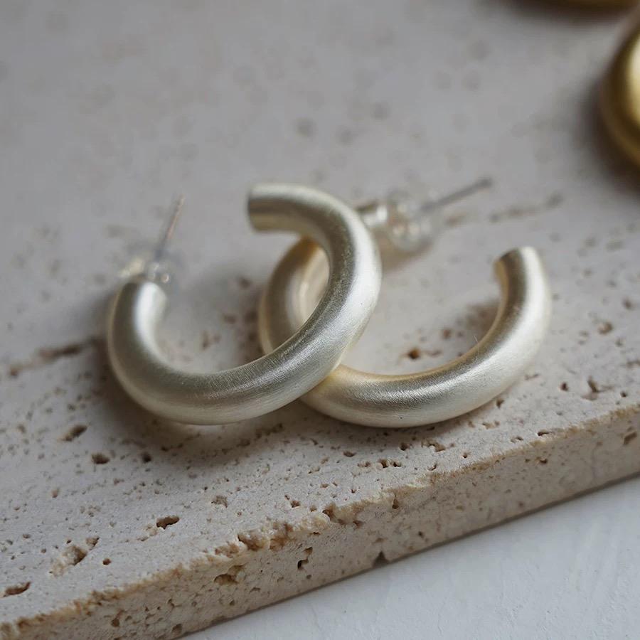 

BF CLUB 925 Sterling Silver Round Earrings For Women Girl Sexy Fashion Trendy Jewelry Gift Party Wedding pendientes mujer