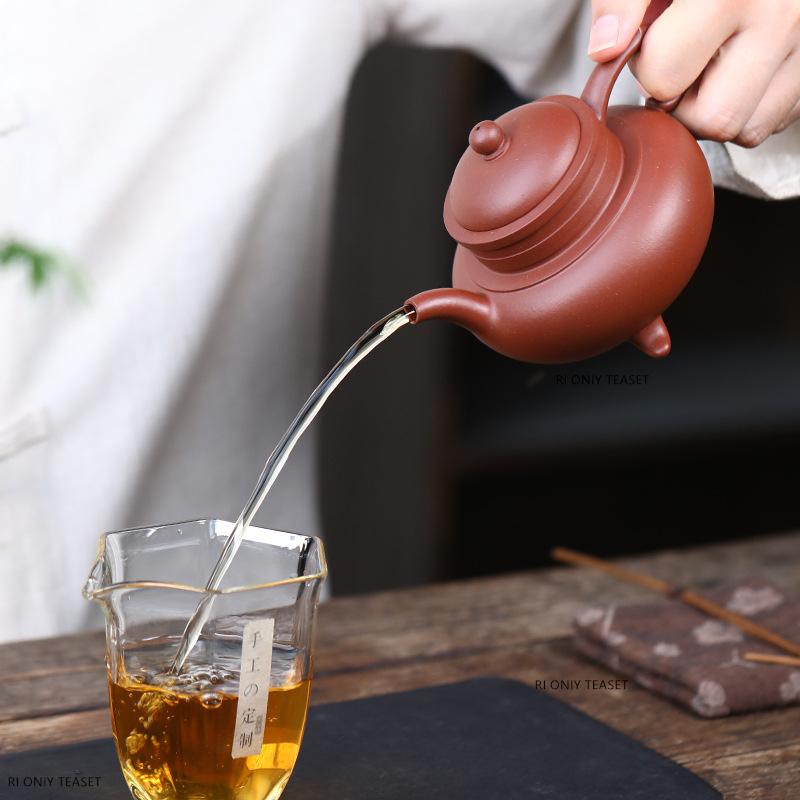 240ml Creative Yixing Purple Clay Teapots Famous Handmade Zisha Tea Pot Beauty Kettle Chinese Zisha Tea Set Teaware Collection