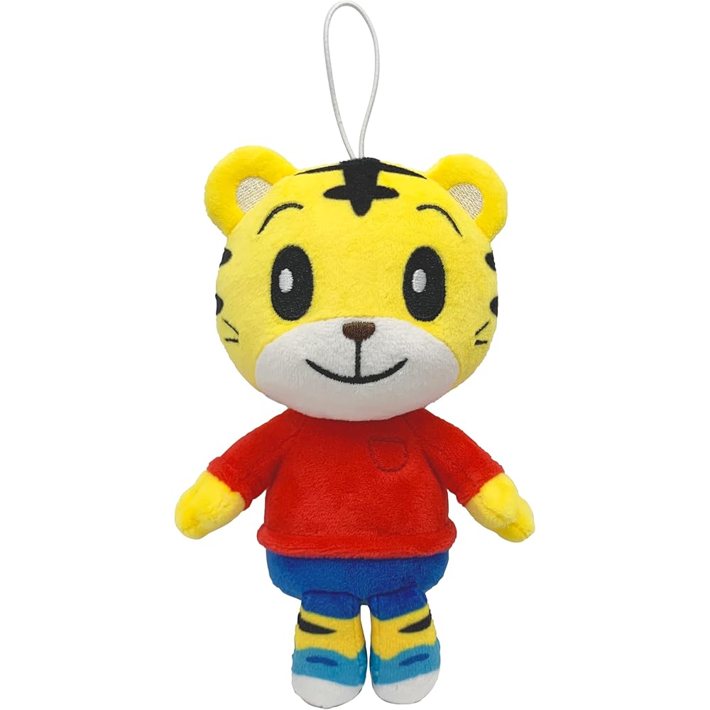 Happinet Zutto Friends Shimajiro Toy for Ages 1.5 and Up, Educational, Interactive, Soft Plush