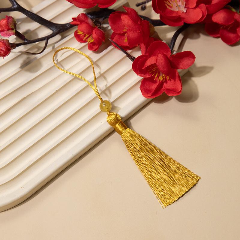 Yuxiao 7Cm Small Fringed Ear Beaded Thin Thread Bookmark Hanging Ear U Disk Sachet Sachet Pendant Fan Pendant