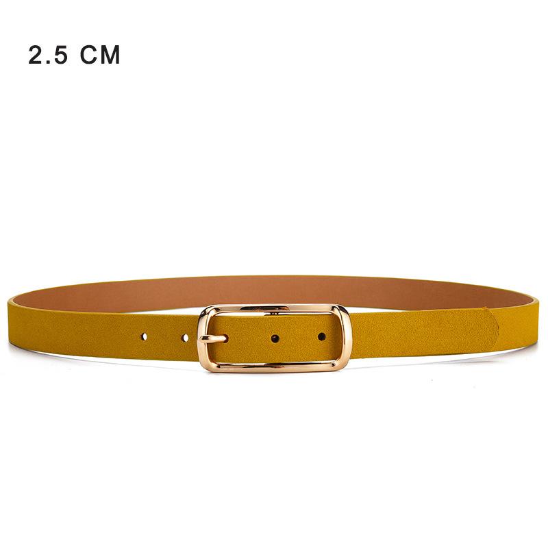 Women'S Belt Simple Pin Buckle Decorative Belt Women, Student Jeans Belt Women