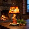 Unique Christmas Gifts Lighted Table Lamp, Santa Claus Reindeer Ornaments Desktop Ornament for Living Room Bedroom Indoor Holiday Home Decor