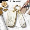Housse de protection luxueuse pour clé télécommande, pour Ford Fusion Mondeo Mustang Explorer Edge EcoSport pour voiture Lincoln MKC MKZ MKX