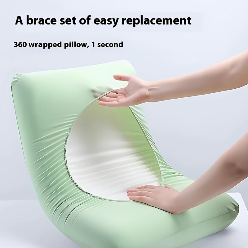 Soft Disposable Travel Pillowcases, Non- Fabric, Hand Washable, Suitable for Hotels, Beauty Salons, Travel, Outdoor Camping