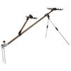 Multi-Functional Aluminum Alloy Fishing Rod Stand Gun Platform Multi-Rod Ground Plug Fishing Pole Bracket Fishing Gear