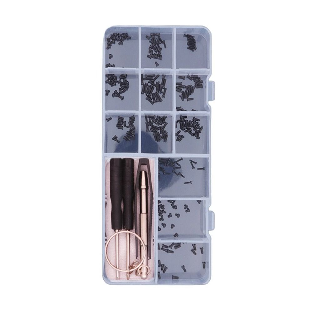 Kit With Tweezers Watch Tiny Screws Sun Glasses Nuts Eyeglass Nose Pads Sunglass Repair Tool Glasses Screws Sets Glasses Screws