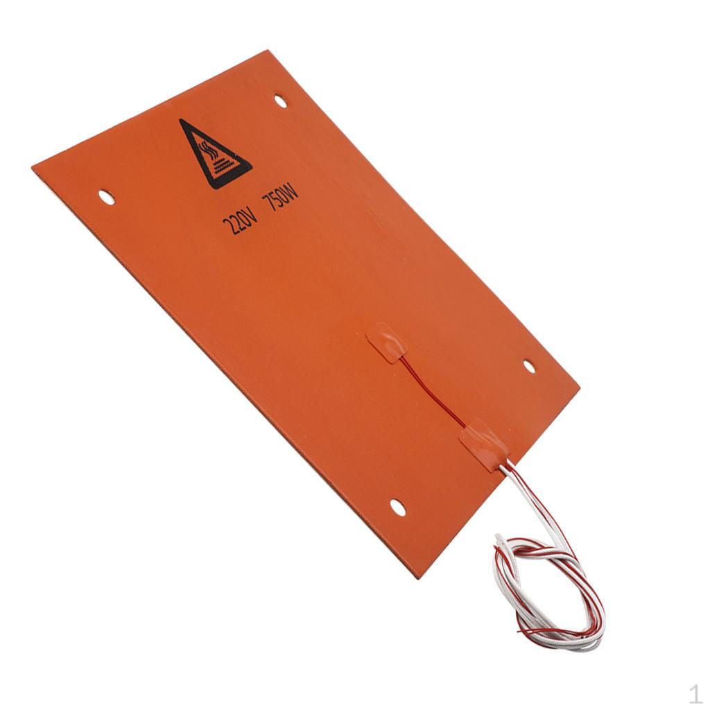 220V 200W Silicone Heat Bed 3D Printer Heating Pad