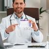 Yousheng EKG Rhythm Interpretation Card Portable Reference Badge Card Electrocardiogram Rapid Interpretation Guide Horizontal Vertical Layout Cheat