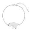 Ukraine Map Bracelets Pendant Bracelets Ukraine Flag Bracelets Ukraine Jewelry Chain Bracelets Stainless Steel Material