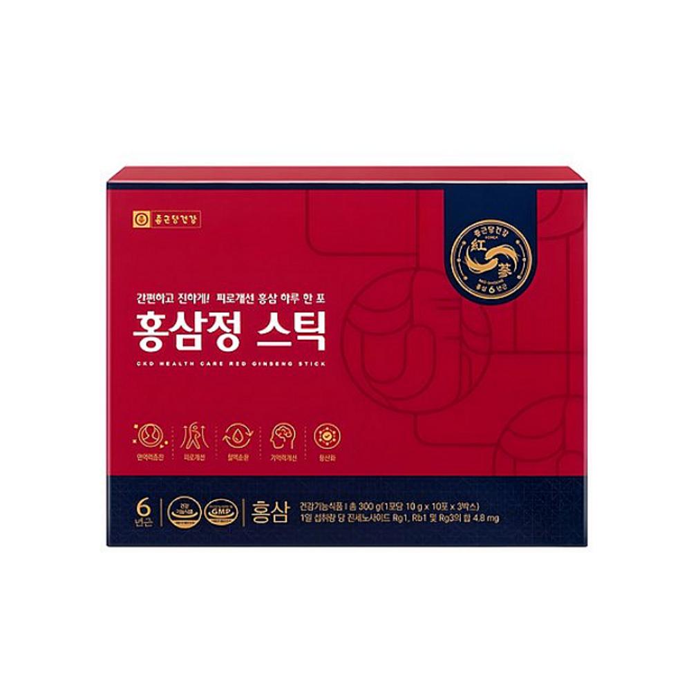 [Chong Kun Dang] Red Ginseng Stick 30p (300g) 1box (30p)