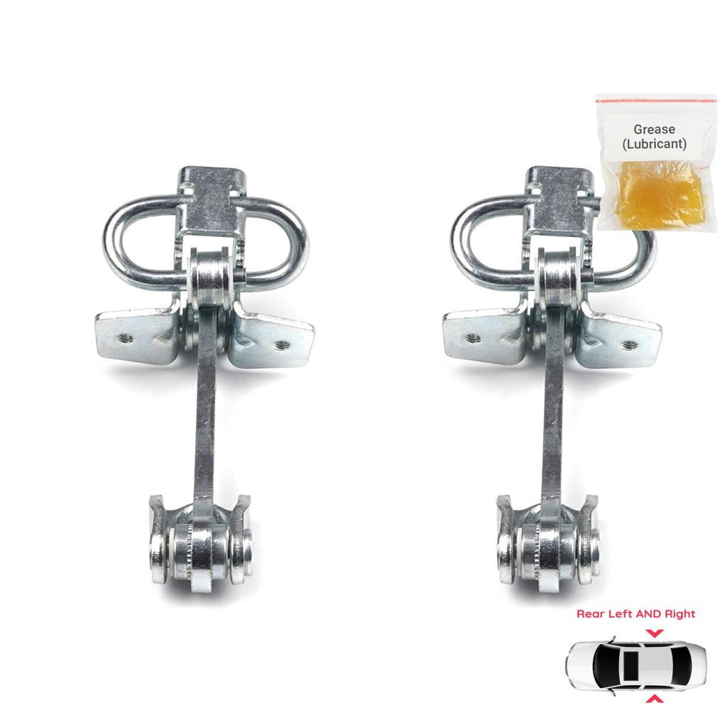 BDP722-1 2 Pieces Rear Left AND Right Door Hinge Stop Check Strap Limiter for Vauxhall Opel Corsa C X01 2000-2009 160257