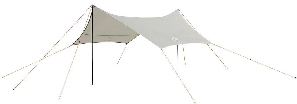 Captain Stag Monte Hexatarp Tent for 400 x 420 x 220cm x x UV and PU Carry Bag Included UA-1077 4-6 People, (16.5 16.5 8.7 inches), Coating,