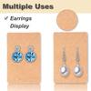480Pcs Earring Holder Card withPlastic Opp Bag Earring Display Card for Earring Necklace Display Jewelry Packaging