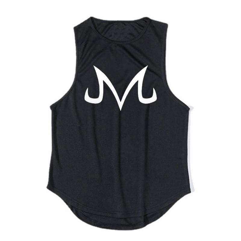 Anime Z T Gym Gilet Muscolare da Uomo in Rete Senza Maniche per Fitness Corsa Abbigliamento da Allenamento Canottiere da Bodybuilding Canotta ad Asciugatura Rapida