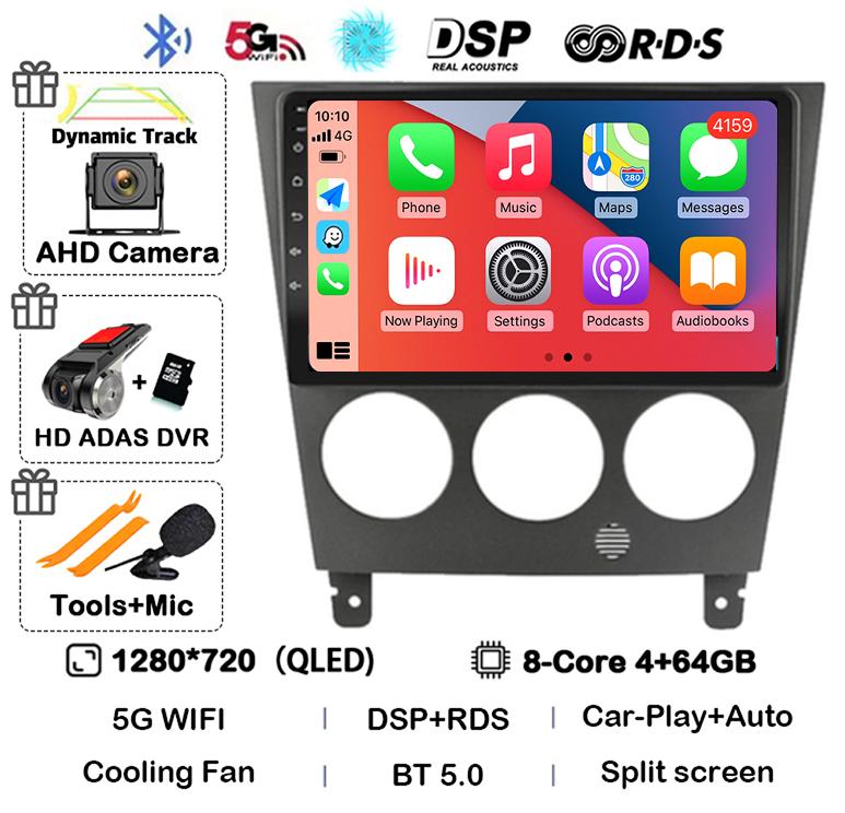 Android 14 Carplay Auto 4G Wifi For Subaru Impreza GD GG 2002 - 2007 Car Radio Multimedia Player GPS 360 Camera Stereo Head Unit