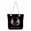 Love print thick rope single-shoulder beach bag 7230 CLE