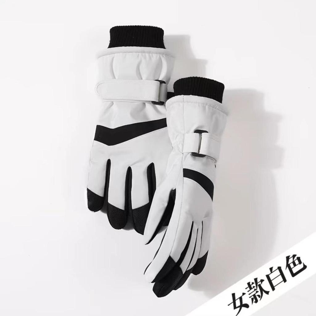 Unisex Ski Gloves: Warm, Waterproof, Fleece-Lined for Outdoor Snow Play, Cold Protection, Travel, Japanese Style, Cycling.