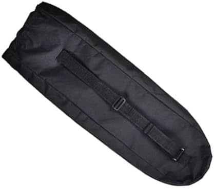 TINEASUR Skateboard Bag 600D Oxford Water Resistant Black with Shoulder Strap for Skateboard & Longboard