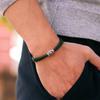 Norwegian Viking Characters Bracelet For Men Sliding And Adjustable Knot Braslet Outdoor Survival Paracord Braclet Pulsera Homme