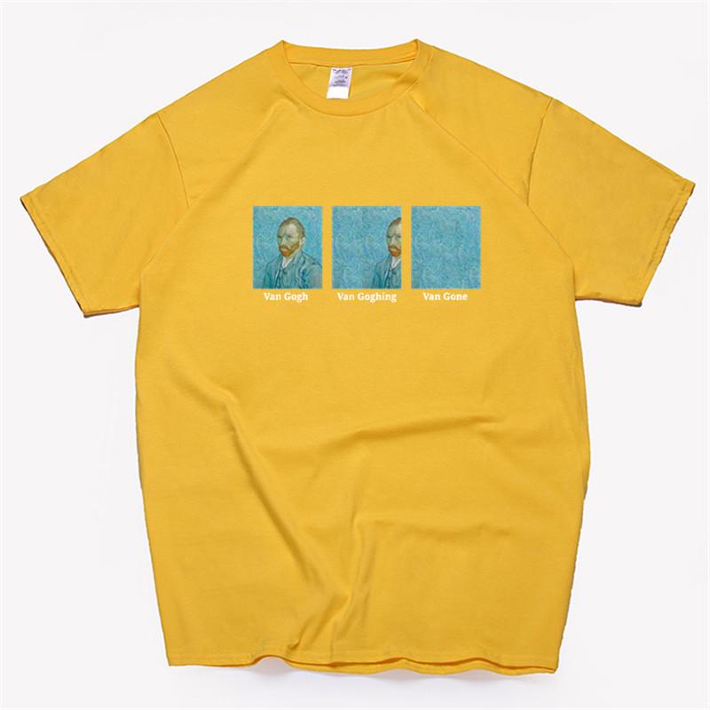 Van Gogh Van Goghing Van Gone Meme Funny T Shirt Unisex Hipsters Cute Printed Tee Women