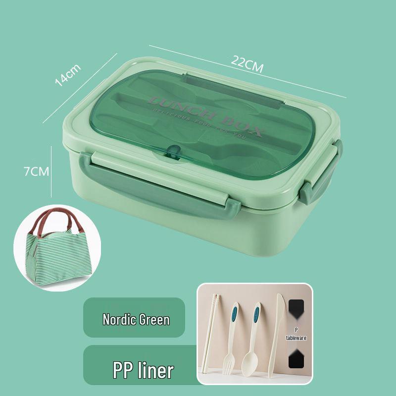 304 Stainless Steel Insulated Bento Box with Divider, Portable and Leak-Proof, Customizable Logo.
