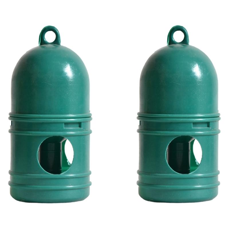 

Automatic Bird Waterer Portable Pigeons Water Feeder with Handle Durable Plastic for Doves Drinker 1L Pet Supplies 1 зелений