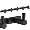 Clothes Hanger with 5 Hooks, Loft Style, Black