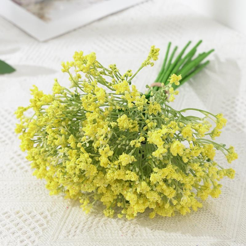 Handheld Gypsophila Artificial Flower Bouquet For Wedding Room Gift Decoration