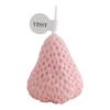 Strawberry Scented Soy Wax Candle - Creative Fruit-Shaped Home Decor for Parties and Birthdays