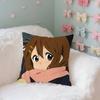 Yyui Hirasawa Kawaii Throw Pillow Covers Pattern Cushion Cover Suitable For Sofa Bedroom Car Pillow Cover