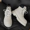 Großer Kopf Outdoor High-Top Wüstenstiefel Martin Stiefel Erhöhende Plateau-Schuhe Zeigen Orgasmus Lokomotive Stiefel