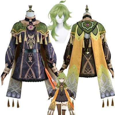 Jogo Collei Cosplay Trajes Uniforme Vestido Terno Conjunto Completo Peruca Halloween Carnaval Traje Roupas Dropshiping