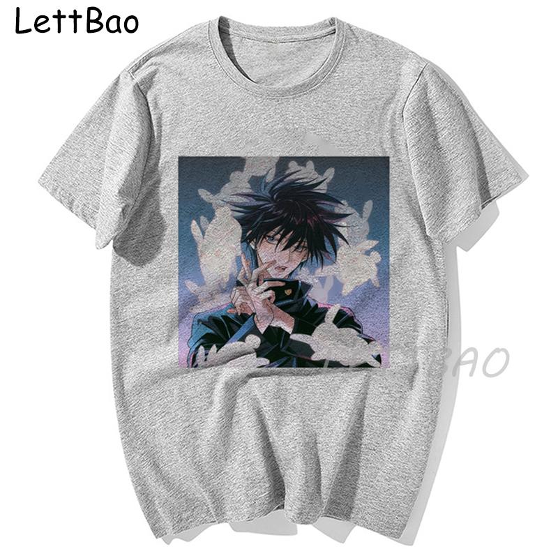 Japanese Anime Jujutsu Kaisen Yuji Itadori Harajuku Women T Shirt Manga Print Tees T Shirt Male
