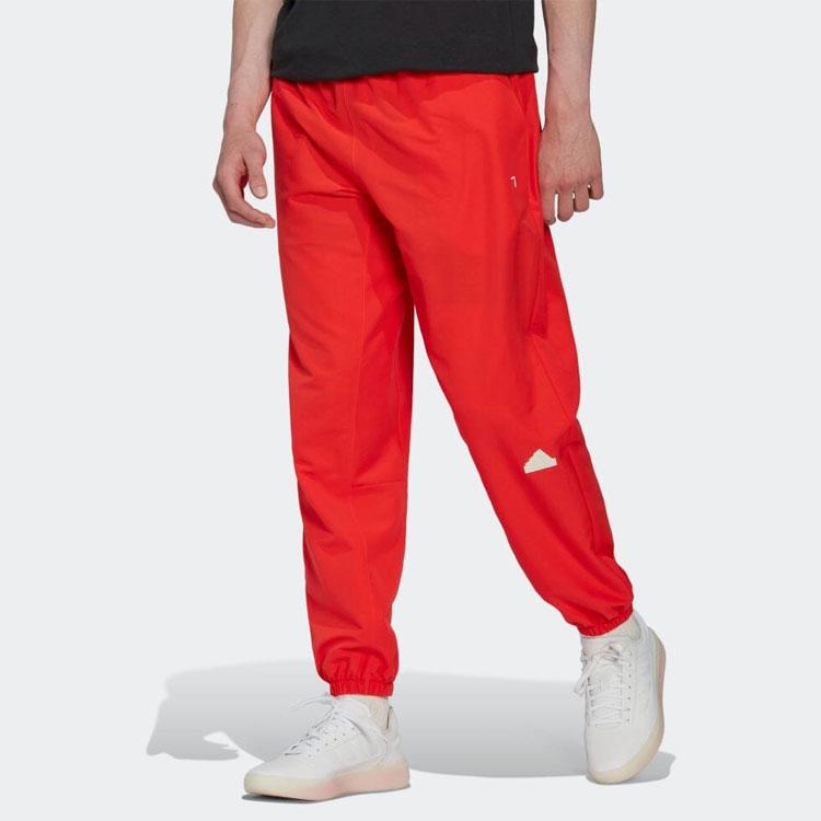 adidas Woven Pants Bright Red Men Streetwear HG2068